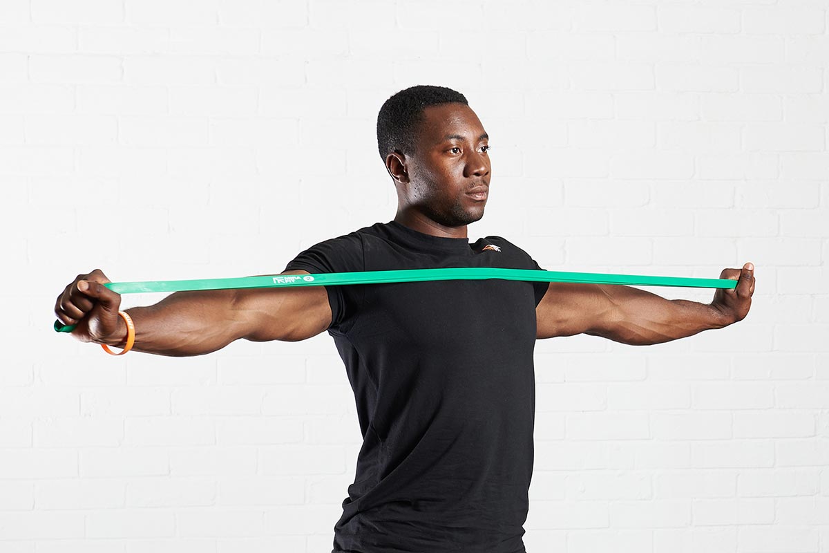 Chest Exercises for Men Using a Resistance Band